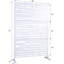 Écran d'intimité en métal de 76 po H48 po - pour les espaces extérieurs et intérieurs, autoportant pour le jardin. Durable, rouille, aspect et utilisation élégants, terrasse, patio, pelouse. Rouille, option-121751732