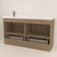 Meuble-lavabo autoportant 59 po avec lavabo droit en acrylique renforcé Monterey-4094930-6087664