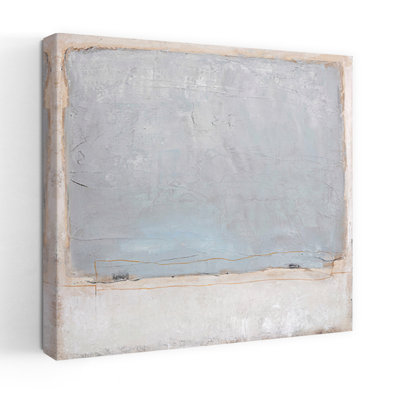 Bleu à l'intérieur de l'art abstrait minimaliste