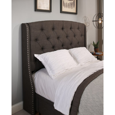 Riffat Upholstered Wingback Headboard