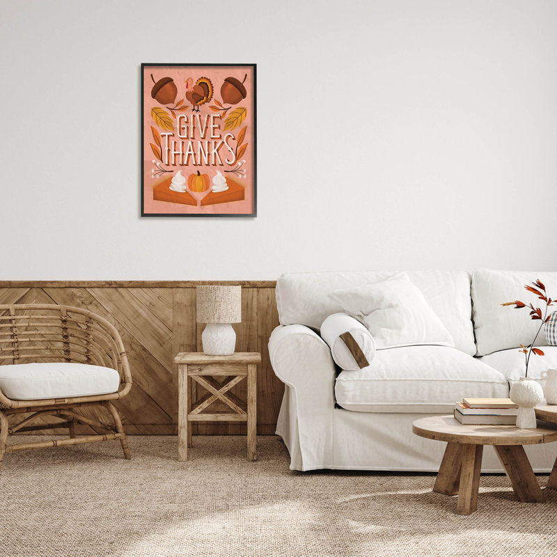 Offrez des citrouilles botaniques - 132, Giclée encadrée noir minuit, H 30 po x l 24 po x P 1,5 po
