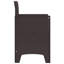 Chaise de jardin 2 pièces vidaXL en polypropylène brun 20,87 x 19,29 x 33,46 po