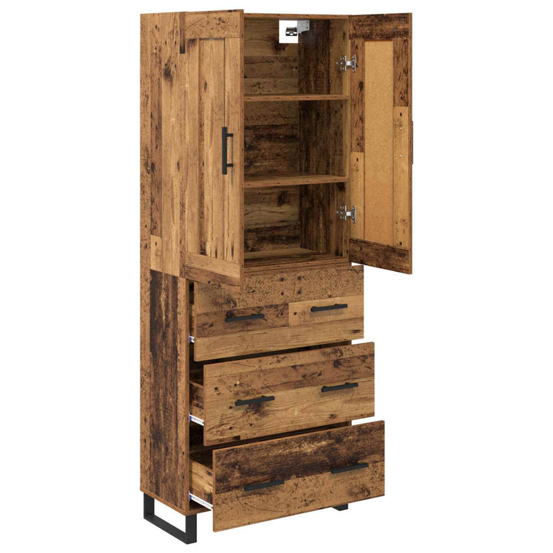 69.5cm Sideboard, Old Wood