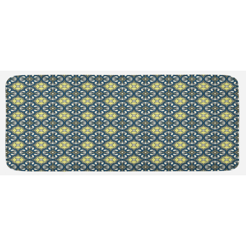 Eclectic Synthetic Kitchen Mat