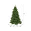 6.5' Lighted Artificial Fir Christmas Tree