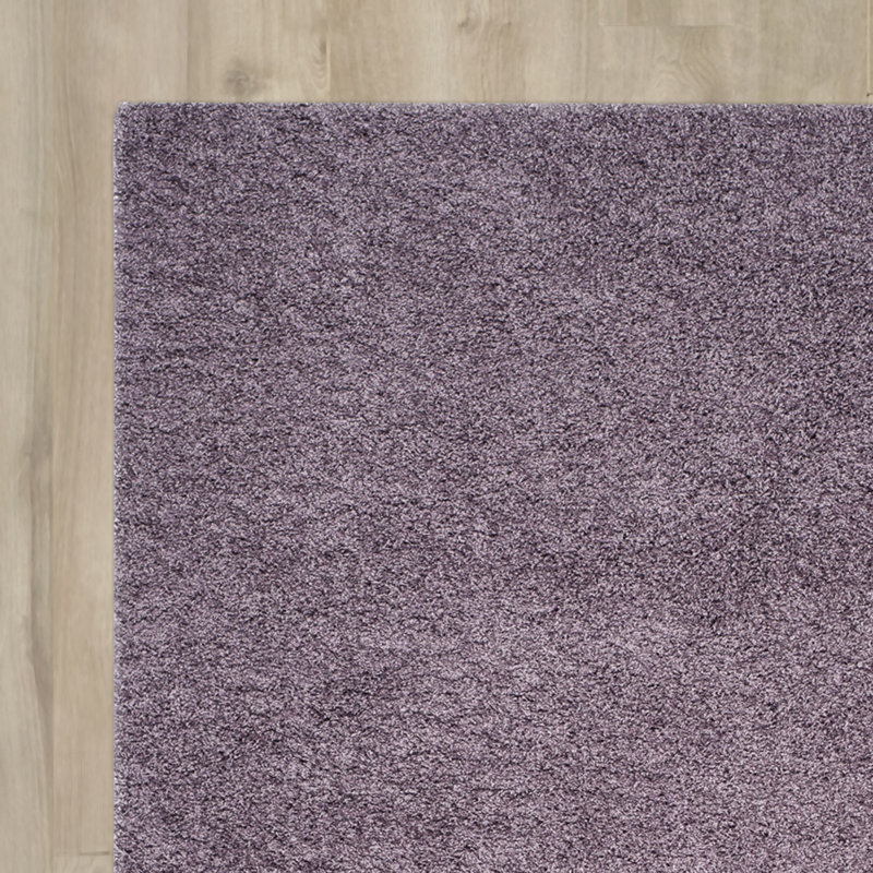 Rizco Shag Performance Solid Color Rug, Rectangle 3' x 5'