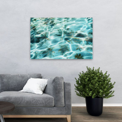 Summer Palms Palm Tree Nature Blue Coastal Shells & Coral Photography Art Tropical
