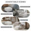 Repose-pieds rembourré et repose-pieds carré rembourré-215993946