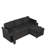 Matthias Convertible Chenille Sofa Bed with Storage & USB-286530550