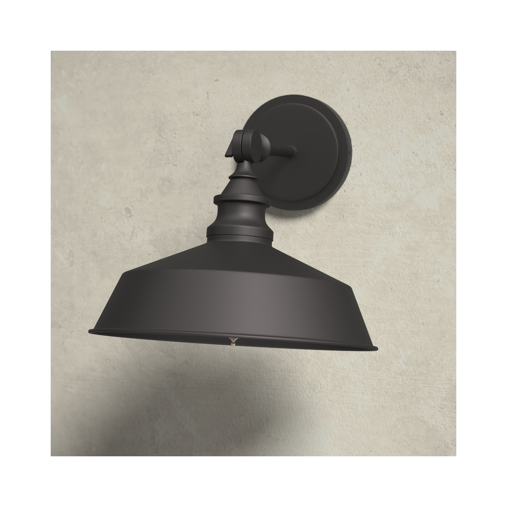 Jeb Single Light Steel Dimmable Wall Sconces, Oil Rubbed Bronze