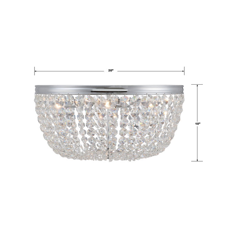 Ifeoluwa Flush Mount, Gray