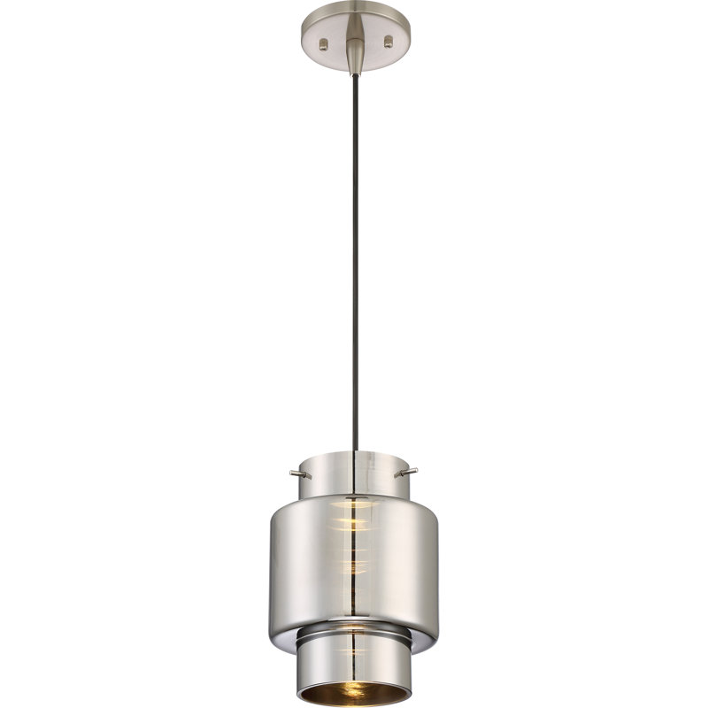 Guidinha 1 - Light LED Single Pendant, Mirrored