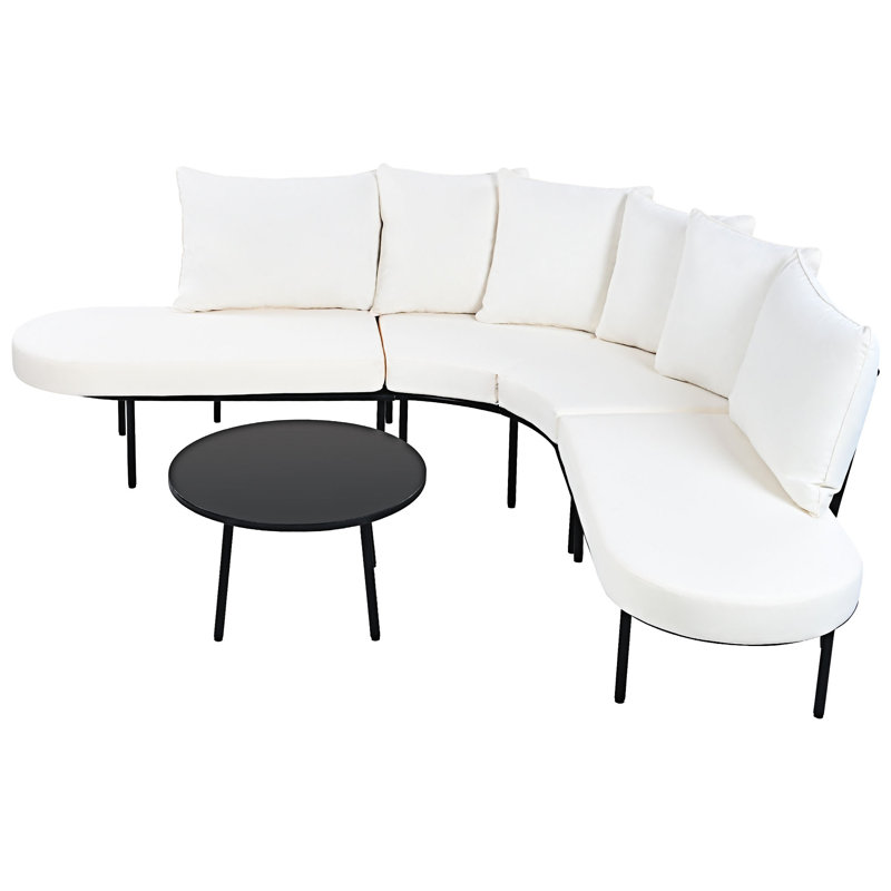 Outdoor Conversation Sofa Set, Beige