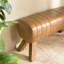 Alphon Leather Upholstered Bench