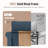Deep Seat Accent Chair With Nailhead Trim and Throw Pillow-126256690