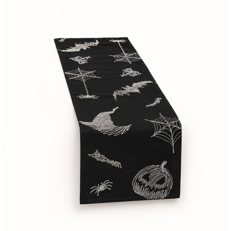 Dowell Happy Halloween Table Runner, 70" L x 15" W