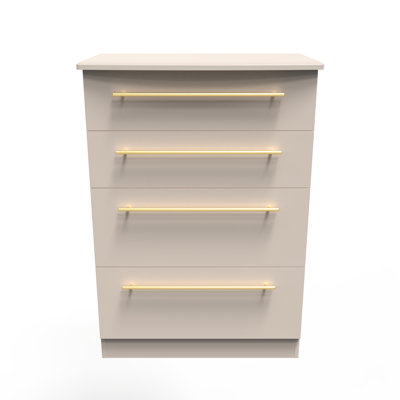 Fully Assembled Madeenah 4 - Drawer Chest of Drawers