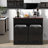 Havant Double Tilt Out Trash Cabinet 10 Gallon Wooden Free Standing(Not include trash can)-86529708