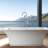 Freestanding Bathtub Faucet With Hand Shower-127305526