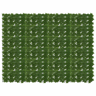 Vidaxl Balcony Screen With Leaves Garden Sunshade Dark Green/Green Multi Sizes
