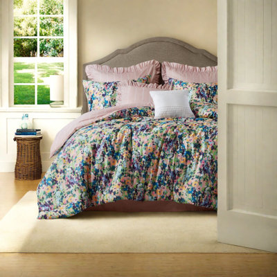 Ensemble de literie pour grand lit romantique romantique en coton 8 pièces, confort moderne toutes saisons