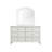 63.6" W Transitional/Coastal Dresser, Antique White