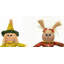 36" Harvest Sitting Scarecrow