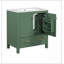 Ensemble de meuble-lavabo vert 60 po avec double meuble-lavabo (séparé), double lavabo en céramique, tablette de rangement et tiroirs séparés (miroir non inclus) - Solution de salle de bain moderne pour salles de bain spacieuses
