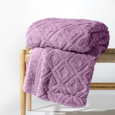 Jeté lesté jacquard Boho - Doux Sherpa
