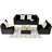 5 - Person Patio Conversation Set with Cushions-401362953