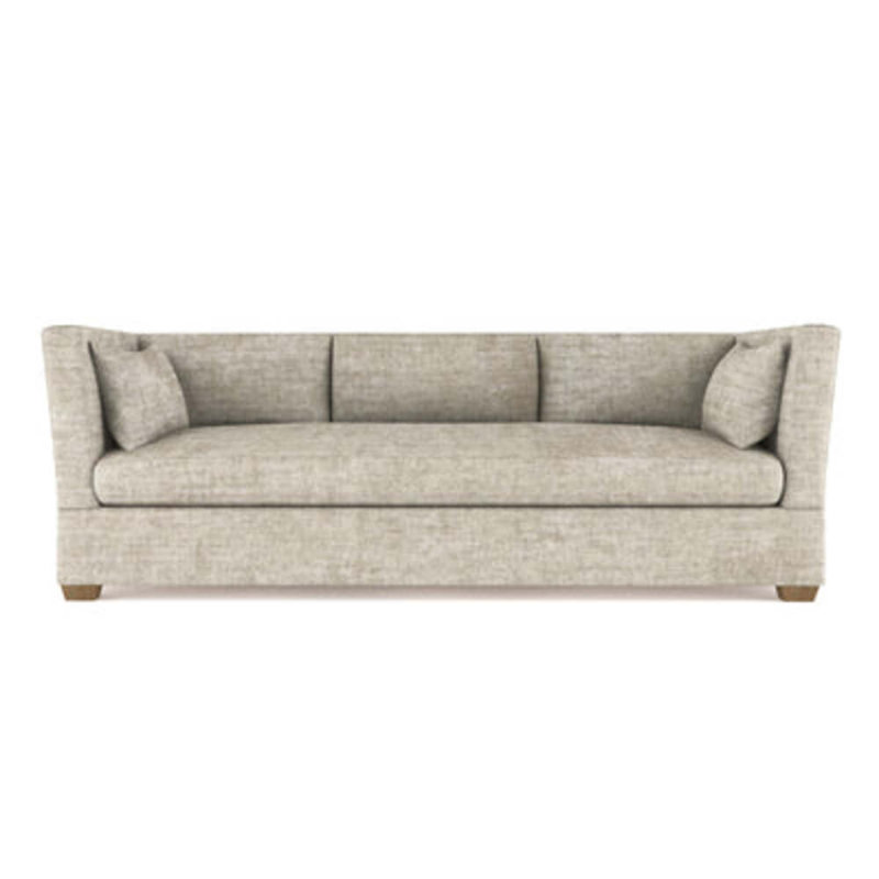 Canapé Rivington, H 31 po x l 108 po x P 37 po, Velours écrasé huître, Patiné