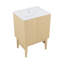 Meuble-lavabo autoportant 24 po Bosse en chêne naturel avec comptoir Bosse-105940855-121676151-105940853