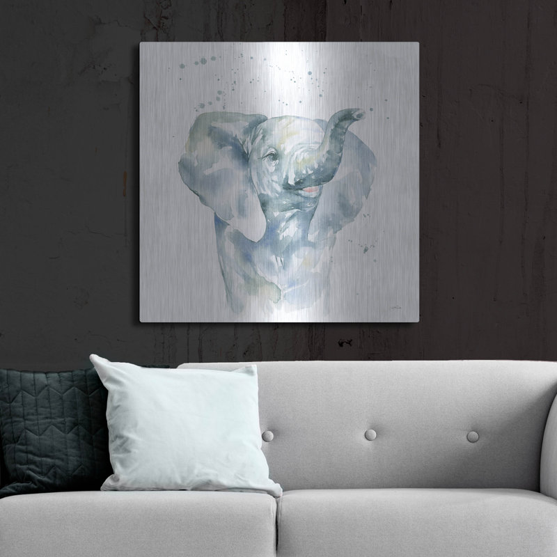 " Baby Elephant " by Katrina Pete, 36" H x 36" W