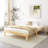 Amylia 14'' Heavy Duty Bamboo iron Platform Bed Frame No Box Spring Required-147289322