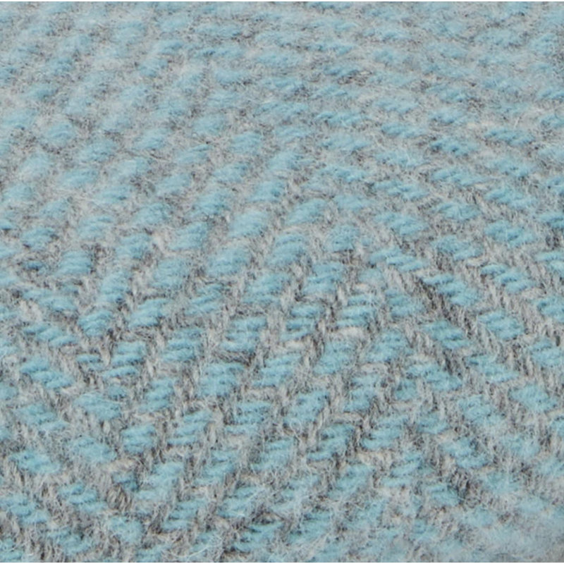 Throw Blanket, Spearmint /Grey