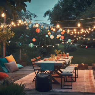 200 Ft. Prodec Complete Cable Wire Outdoor Patio Light Kit