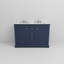 Ensemble de meuble-lavabo double avec comptoir en quartz et robinet