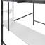 Lit mezzanine double avec bureau et tablettes-620870733