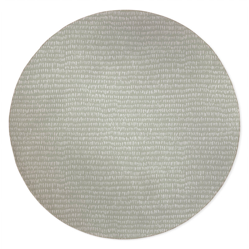 Crops Non-Slip Outdoor Rug, Round 5'