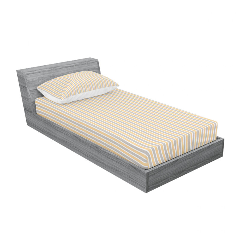 Ensemble de draps à fond vertical, Ensemble de draps pour lit simple TG avec drap-hou