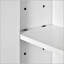Armoire de salle de bain murale moderne avec rangement polyvalent et design élégant-2016352840