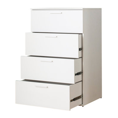 Commode blanche fabriquée avec un panneau de stockage de chaleur classé E0