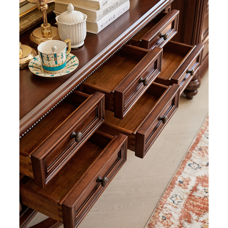 Commode d'appoint en bois massif