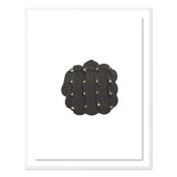Gray Golden Imprint 1 Print by Anne Mersmann
