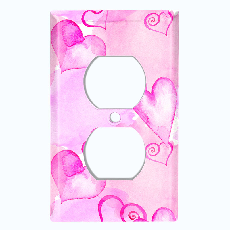 Patterned 1 - Gang Toggle Light Switch Standard Wall Plate
