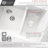 STYLISH Pietra 27" Dual-Mount 60/40 Low-Divider Double Bowl Quartz Composite Granite Kitchen Sink with Strainer-72769904
