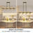 55In Black Linear Sputnik Chandelier With 16 Grey Globes, Adjustable Mid-Century Modern Pendant Light For Dining Room And Kitchen Island-1795828777-1795828776-1795828775