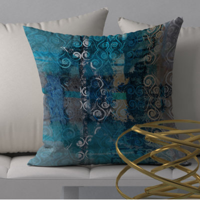 Housse de coussin décorative carrée totalement opulent