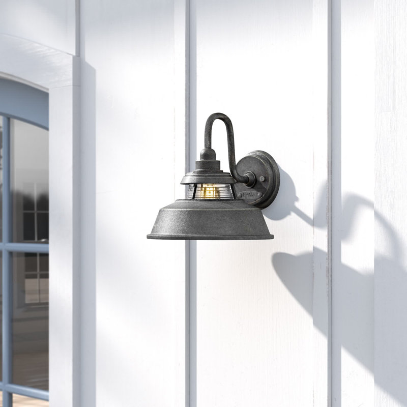Calum Wall Light, Aged Zinc, 11.5" H x 14" W x 24" D