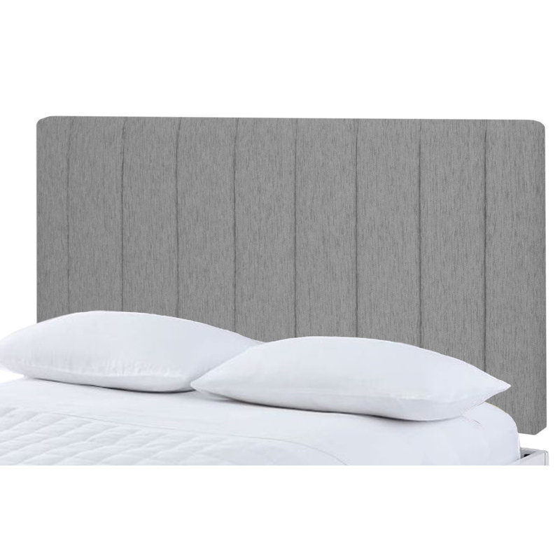 Upholstered Headboard, Grey Chenille, Single (3')